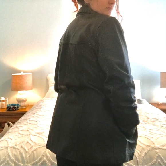 Black Leather Jacket ‘80s Vintage - Picture 2 of 10